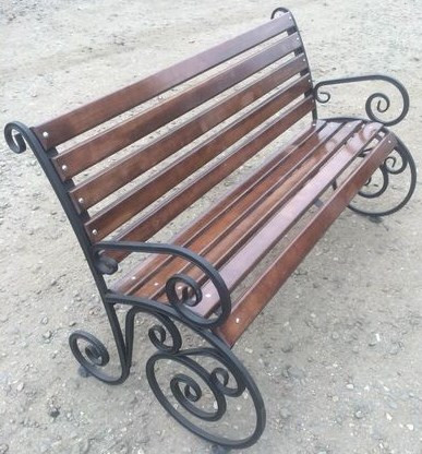 Скамейка кованая Вдохновение Скамейка кованая Вдохновение