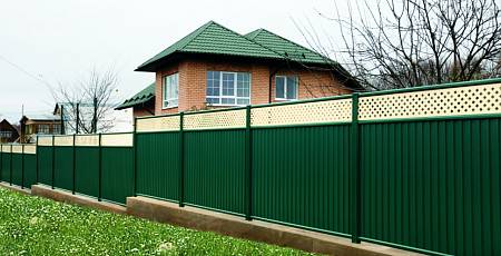 Забор из профнастила "Эконом"