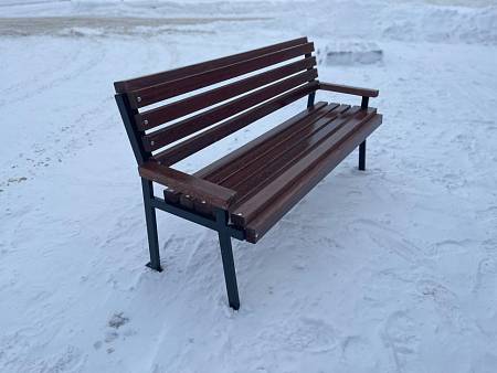 Скамейка металлическая садовая Модерн Скамейка металлическая садовая Модерн