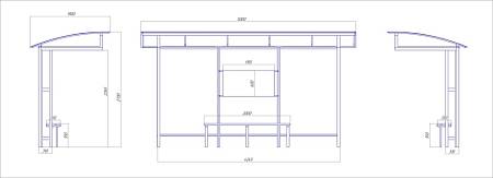Автобусный павильон "Стандарт-П1"
