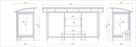 Автобусный павильон "Стандарт-Л4"