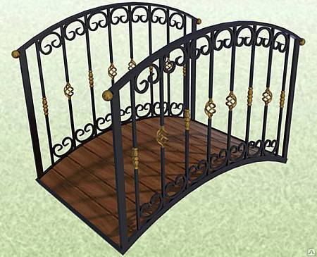 Мостик с корзинками Мостик с корзинками