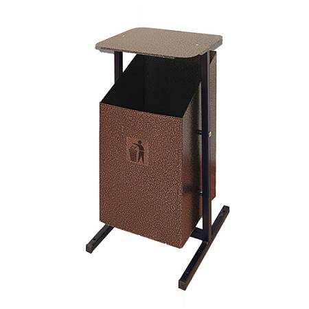 Урна уличная Уралочка 2 Медь с крышкой Урна уличная Уралочка 2 Медь с крышкой