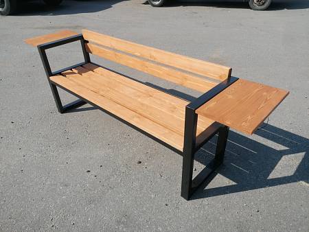 Скамейка садовая со столиком