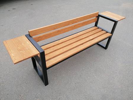 Скамейка садовая со столиком