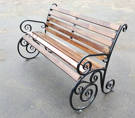 Скамейка кованая Вдохновение Скамейка кованая Вдохновение