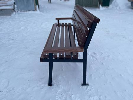 Скамейка металлическая садовая Модерн Скамейка металлическая садовая Модерн