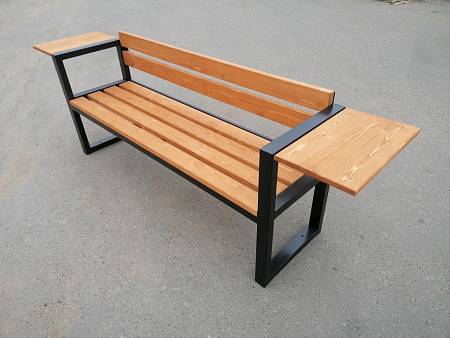 Скамейка садовая со столиком