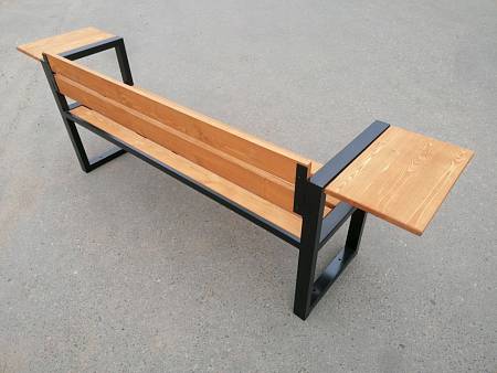 Скамейка садовая со столиком