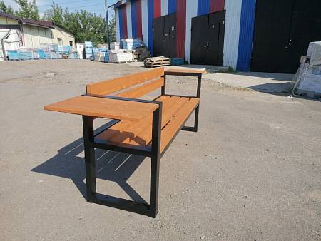 Скамейка садовая со столиком