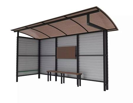 Автобусный павильон "Стандарт-П2" Автобусный павильон "Стандарт-П2"