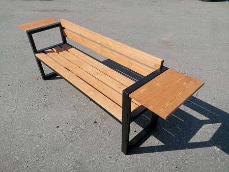 Скамейка садовая со столиком