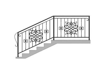 Кованое перило