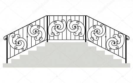 Кованое перило