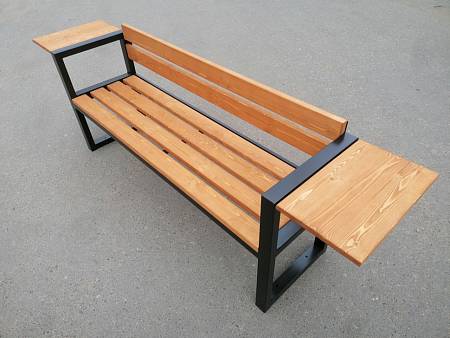 Скамейка садовая со столиком