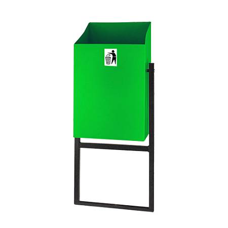 Урна уличная Уралочка 2 Зеленая вкапываемая