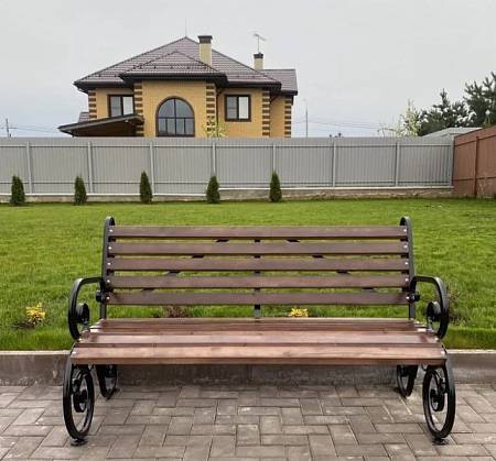 Скамейка кованая Вдохновение Скамейка кованая Вдохновение
