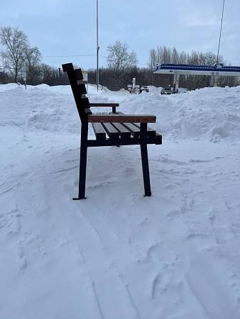 Скамейка металлическая садовая Модерн Скамейка металлическая садовая Модерн