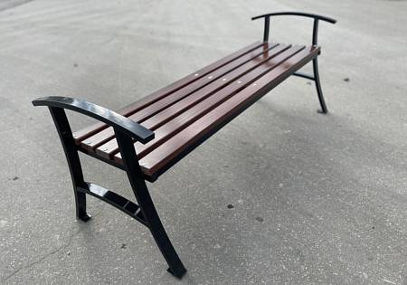 Скамейка металлическая Вояж без спинки Скамейка металлическая Вояж без спинки