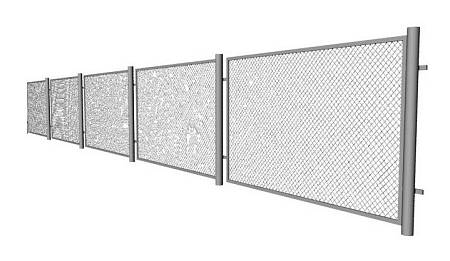 Забор из сетки рабицы "Стандарт"