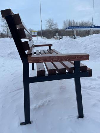 Скамейка металлическая садовая Модерн Скамейка металлическая садовая Модерн